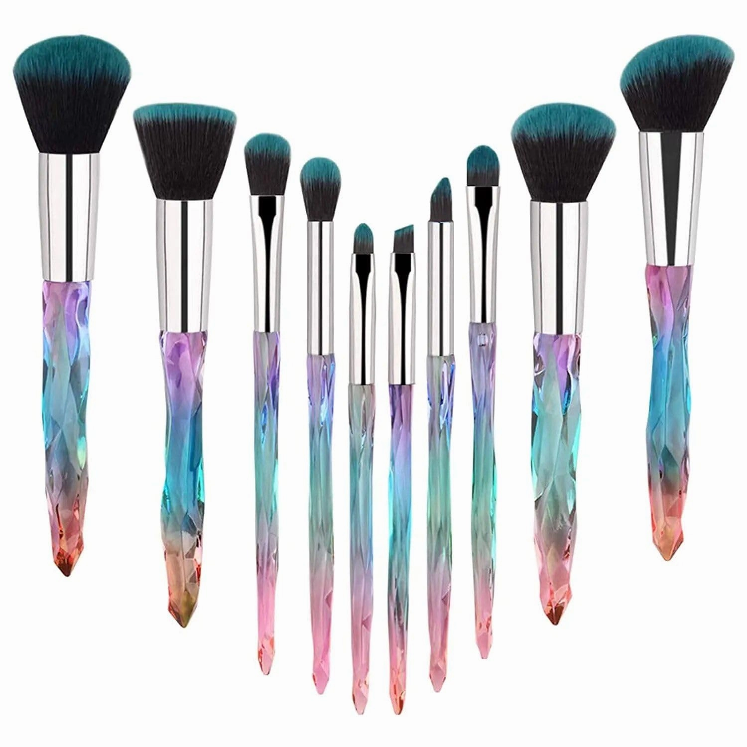 10-Piece Professional Makeup Brush Set X1 style