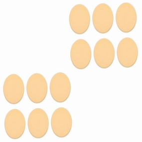 12pcs Oval Makeup Sponge Powder Puff for Blending Foundation Lightweight and Comfortable for Full Face Application Skin-friendly Material for All Makeup Needs