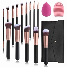14 makeup brush sets, 5 large and 9 small makeup brush tools, makeup brushes