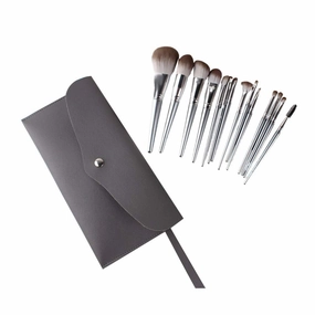 14pcs Professional Makeup Brush Kit with Bag Multifunctional Cosmetic Brushes for Foundation and Eyeshadow Soft Synthetic Fiber for Smooth Application