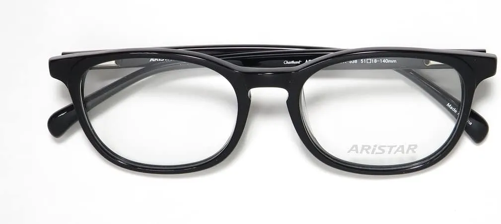 18652 Mens Oval Full-rim Flexible Hinges Eyeglasses/Eye Glasses