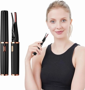 1set Electric Eyelash Curler Portable Heated Curling Device with Intelligent Temperature Control for Eye Makeup Quick Heating for Curls