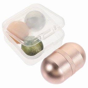 1set Facial Massage Roller Jade Rolling for Beauty Eye Care Jade Reduces Dark Circles Improves Skin Tone Promotes Absorption for Daily Use