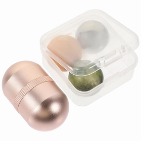 1set Jade Face Roller Facial Massage Tool Jade Globe for Reducing Dark Circles Promoting Healthy Skin and Enhancing Absorption for Daily Use Face and Neck