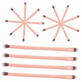 24pcs Double Ended Eyeshadow Brush Soft High-density Makeup Brushes for Easy Application for All Skill Levels Durable Design for Long-term Use for Eye Makeup Enthusiasts