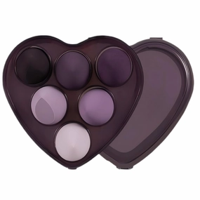 2-Piece Premium Heart-Shaped Gift Box Makeup Sponges Set, Latex-Free & Dual-Use (Wet/Dry), Blending Sponge for Flawless Makeup Application, Beauty Blender Kit for Professional Finish