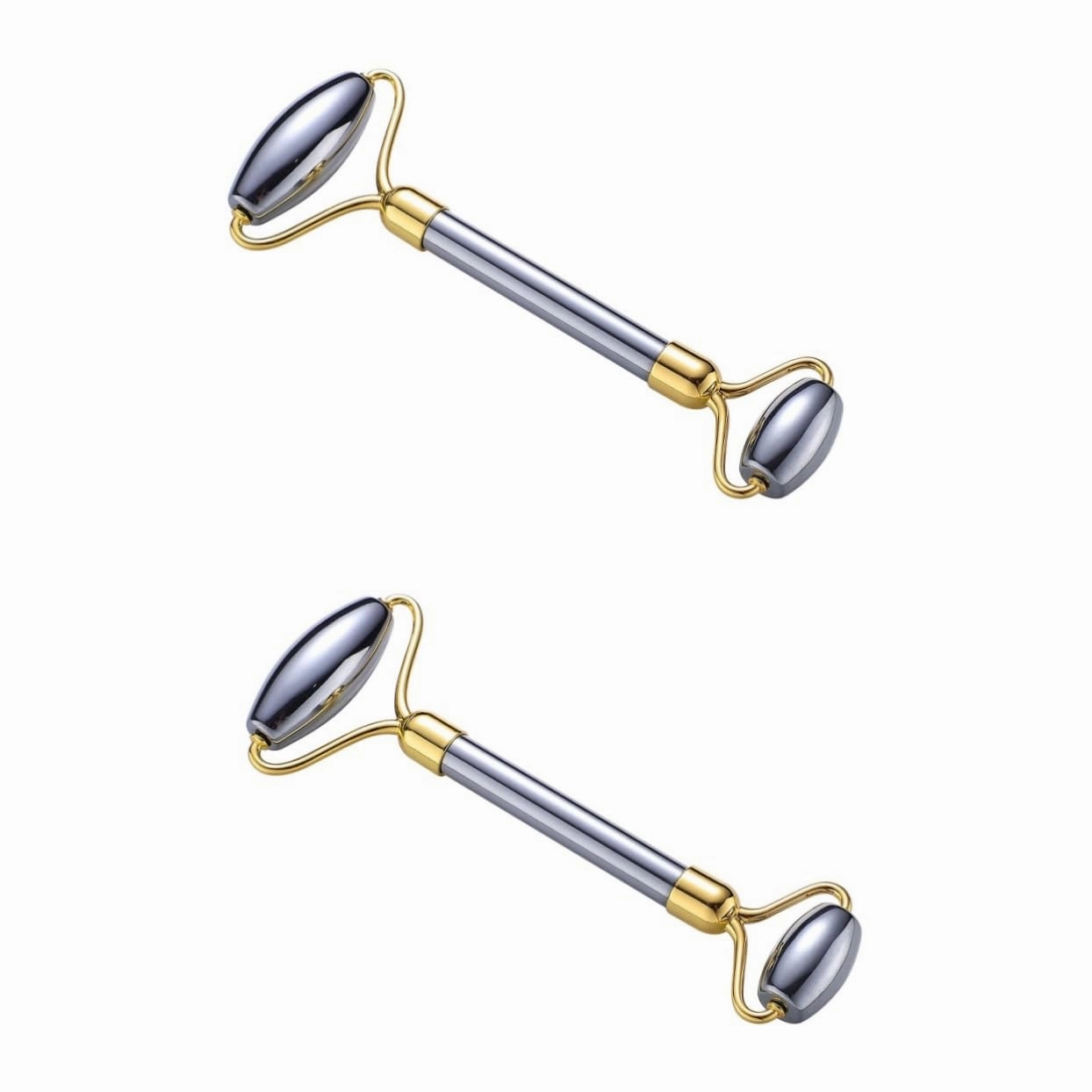 2pcs Jade Face Roller 's Facial Wrinkles Heads Skin Care Tool Anti-aging