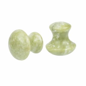 2pcs Jade Facial Roller Face Sculpting Tool for Wrinkle Prevention Face Body Massager