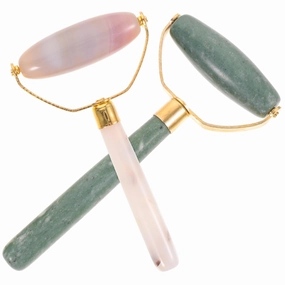 2pcs Jade Roller for Massage Skin Care Tool for Relaxation and Circulation Smooth Portable Design for Teens and Adults for Any Occasion