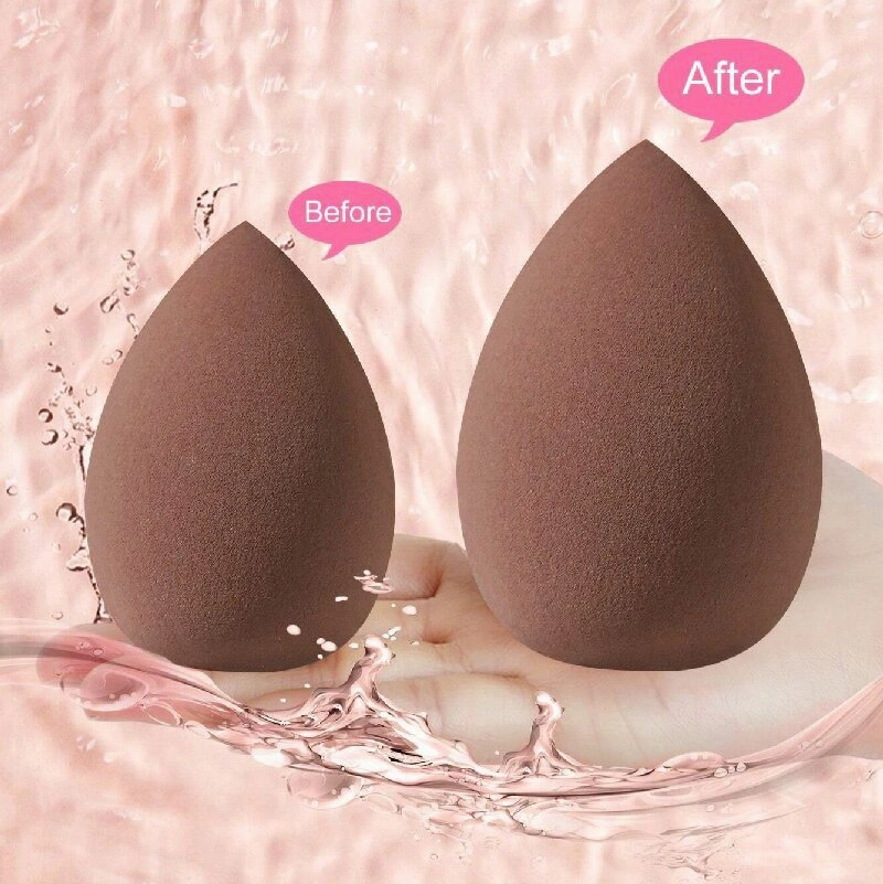 3 * Pink 20 Sets Makeup Sponge Set - Flannel Headband, Crystal Velvet Puffs, Non-Latex Beauty Blenders for Flawless Application