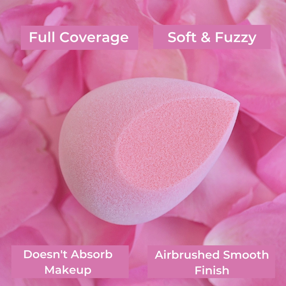 3 Sponge Bundle: Microfiber Makeup Sponges (Blush, Contour) & 1 Super Soft Makeup Sponge (Celestial)