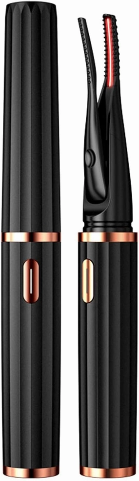 3-Temp USB Rechargeable Black Heated Eyelash Curler