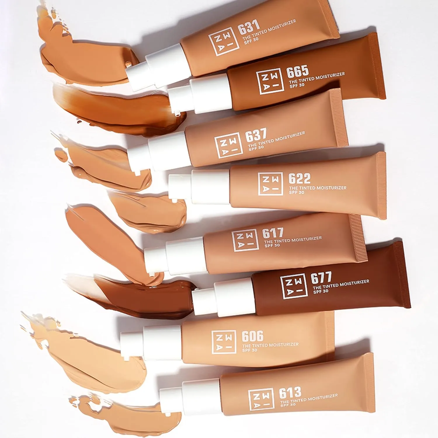 3INA MAKEUP - Vegan - Cruelty Free - The Tinted Moisturizer SPF30 613 - Nude - BB Cream Light to Medium Coverage - Hyaluronic Acid - SPF Face Moisturiser For All Skin Tones