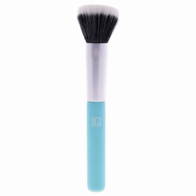 3INA The Foundation Brush - Flexible Tool for Powder and Liquid Products - Soft, Tapered Bristles for Smooth, Poreless Skin - Ergonomic Handle for Precise Buffing, Blending, and Contouring - 1 pc