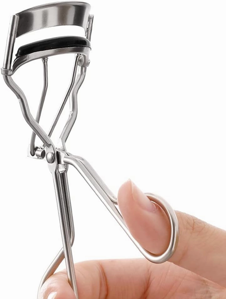 3Pcs Classic Lash Curler Silver Soft Labor-Saving Eyelash Curler Get Perfect Curl in 5 Seconds for Make up/301