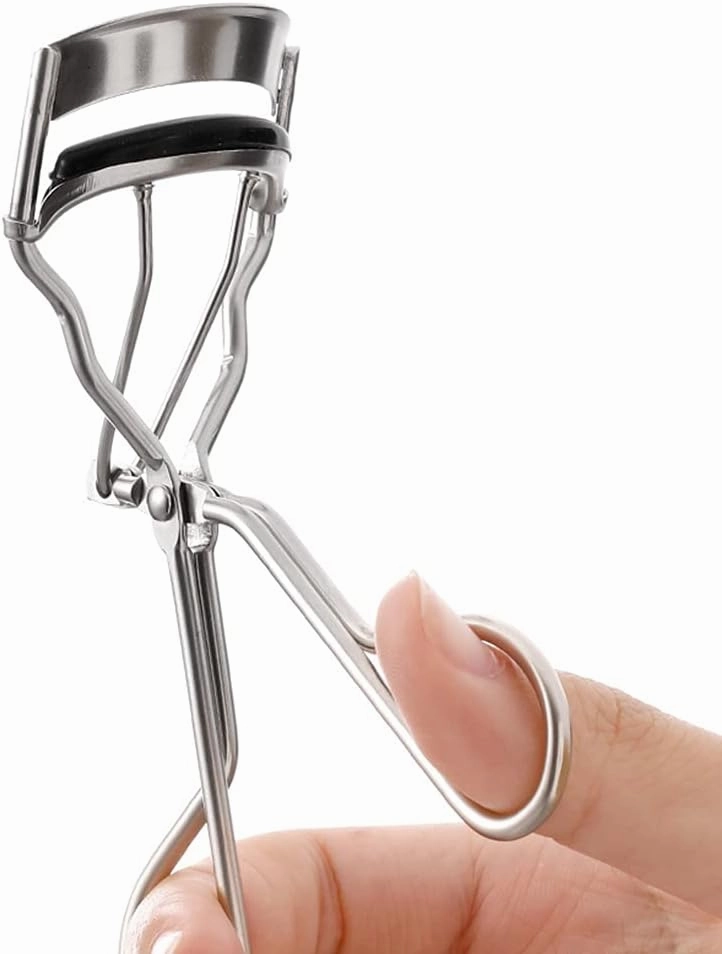 3Pcs Classic Lash Curler Silver Soft Labor-Saving Eyelash Curler Get Perfect Curl in 5 Seconds for Make up