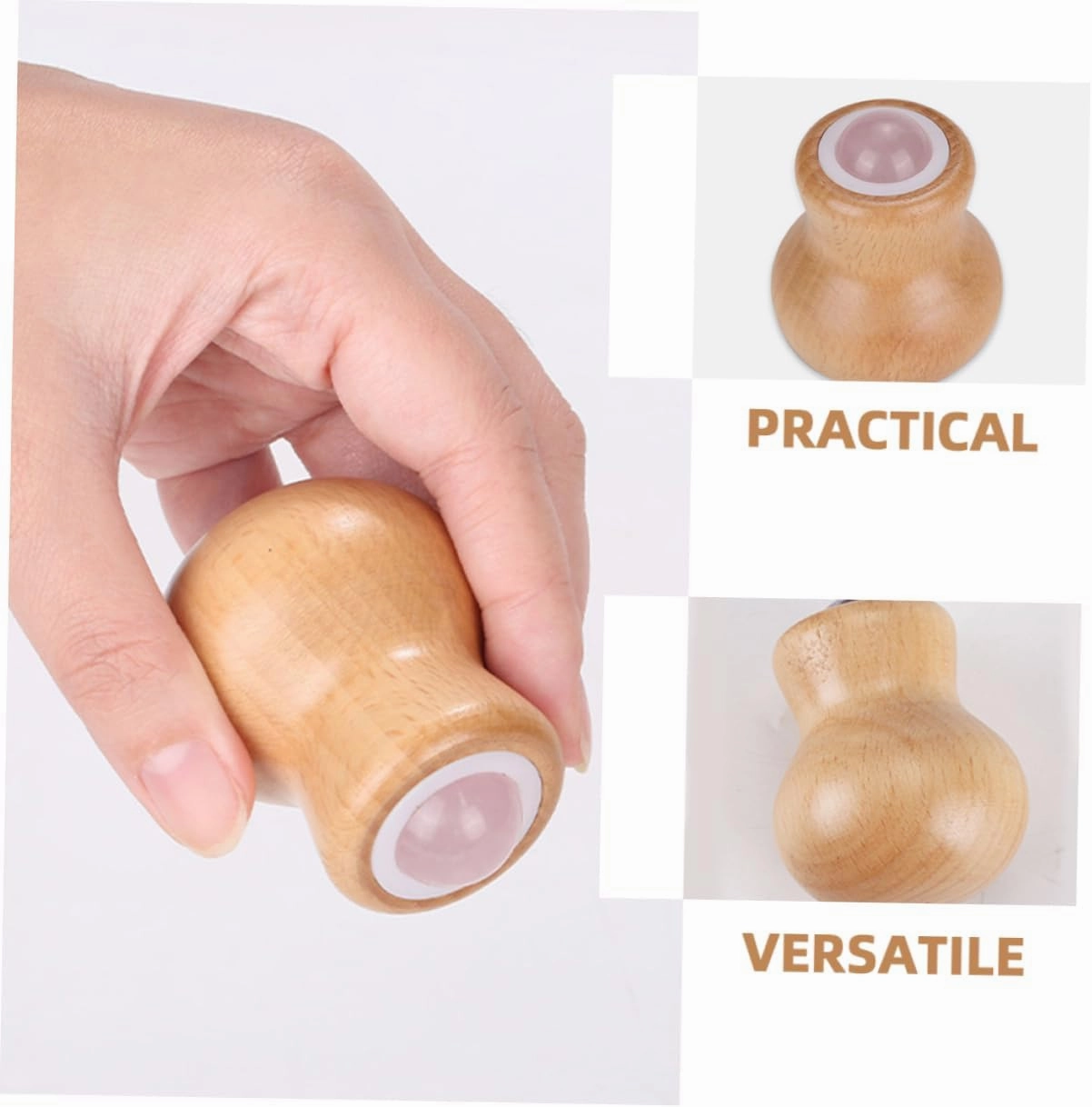 3pcs Jade Facial Roller for Skin Care Reusable Face Massage Tool for Puffiness Reduction and Muscle Relaxation for Women and -Care Routine