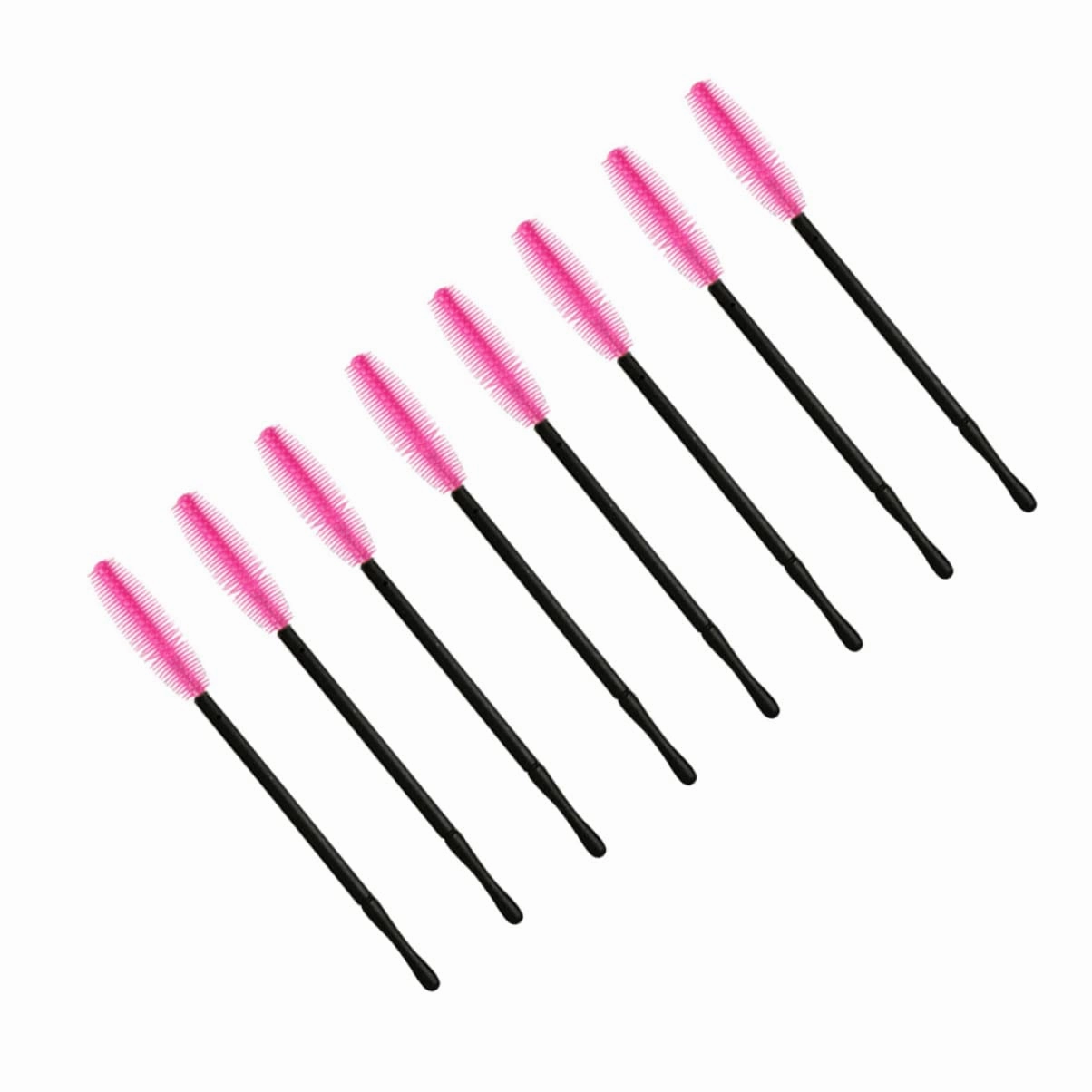 3sets Portable Eyelash Brush Set Disposable Mascara Wands Eyebrow Comb Safe Easy to Use for Ladies 50pcs*3