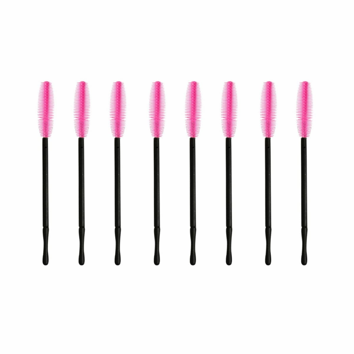 3sets Portable Eyelash Brush Set Disposable Mascara Wands Eyebrow Comb Safe Easy to Use for Ladies 50pcs*3