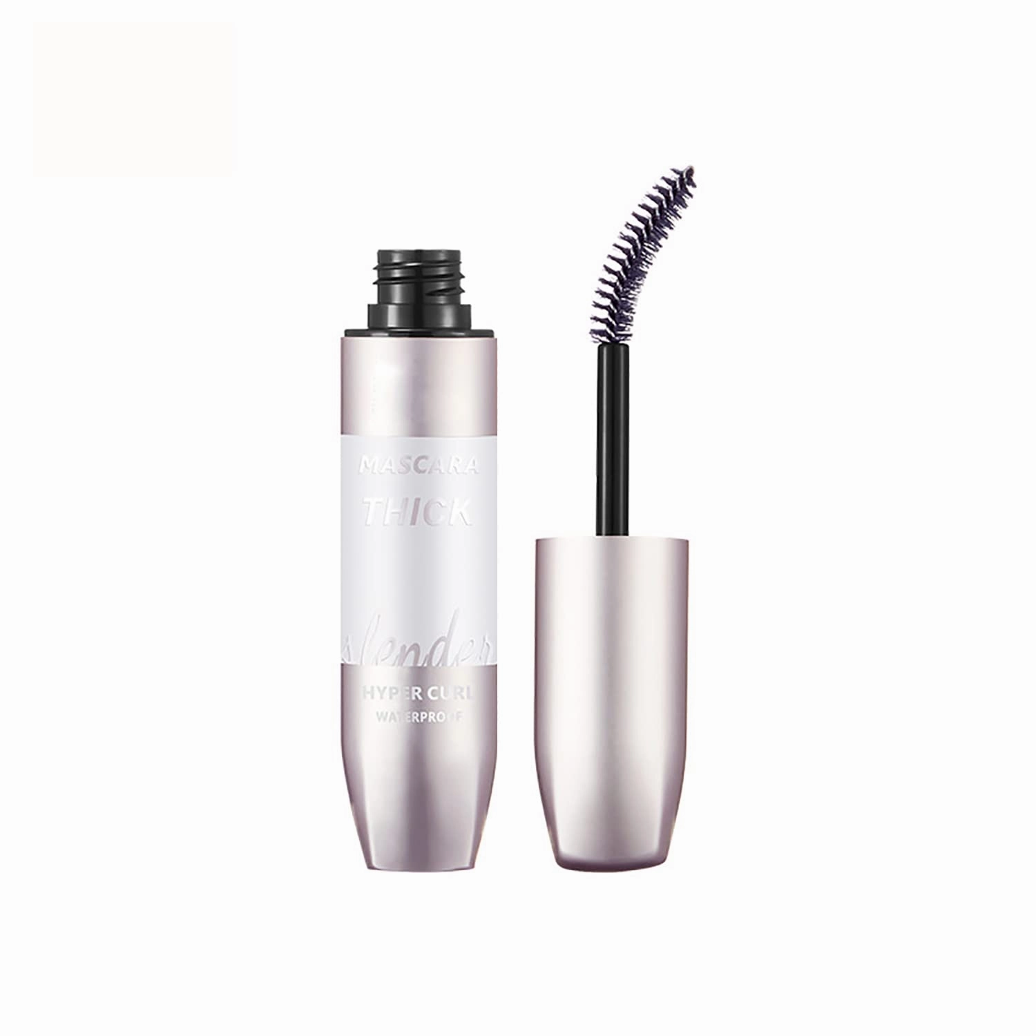 4D Fiber Curl Long Lasting Waterproof Mascara, Lengthening, Volume and Curl, No Clumping & Smudge, Black/Brown, 8g