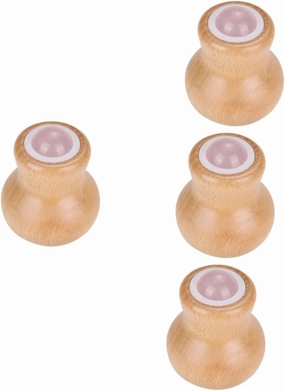 4pcs Eye Face Beauty Massager Facial Massage Roller Jade Stone for Tired Muscles Full-Body Massage Tool for Daily Relaxation