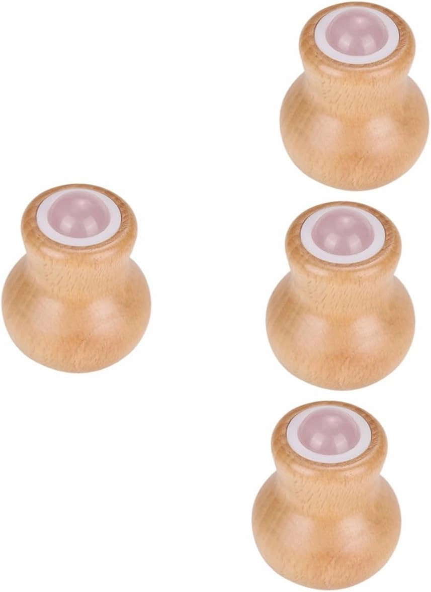 4pcs Eye Face Beauty Massager Facial Massage Roller Jade Stone for Tired Muscles Full-Body Massage Tool for Daily Relaxation
