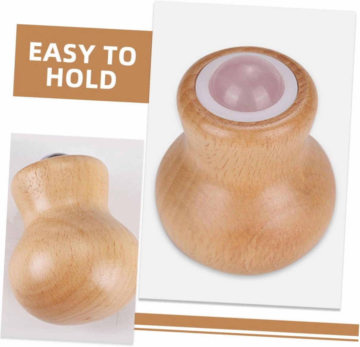 4pcs Eye Face Beauty Massager Facial Massage Roller Jade Stone for Tired Muscles Full-Body Massage Tool for Daily Relaxation