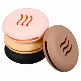 4pcs Silicone Makeup Sponge Holders Breathable Powder Puff Organizers for Travel Compact Design Compatible Sponges for Women Girls Birthdays and Festivals