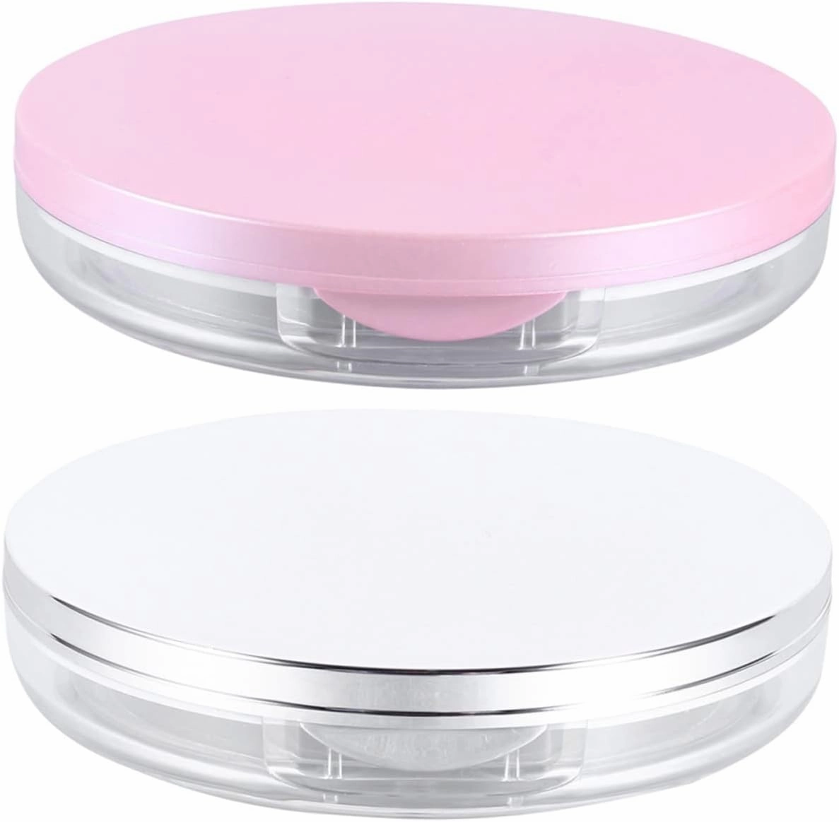6 Sets Powder Puff Holder Large Powder Puff Case Makeup Sponge Case Organizing