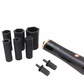 6 sizes of silicone head covers Eyelash Extension Adhesive Mixer - Battery-Powered Vibrating paint Shaker
