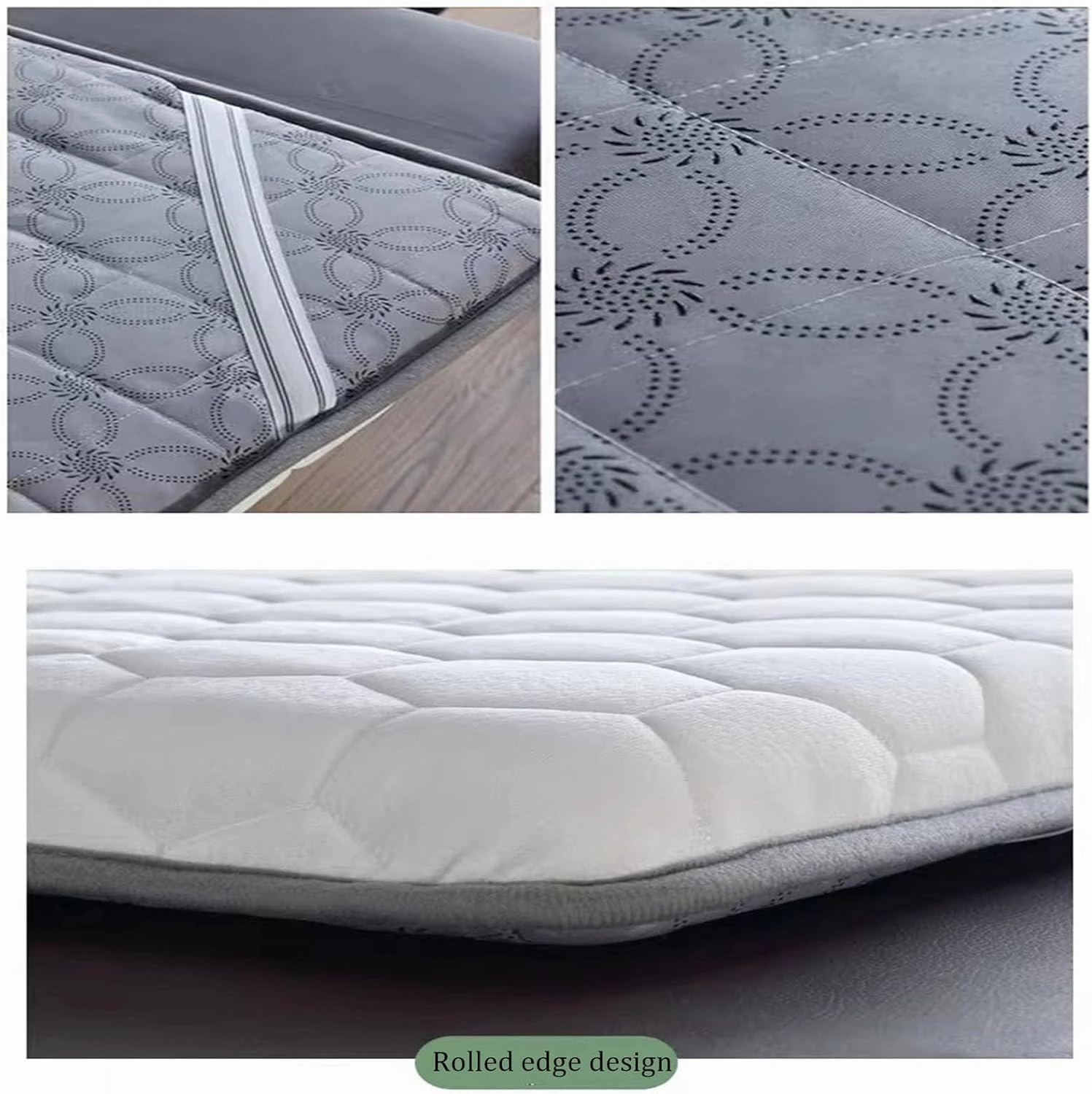 6cm Thick Spa Bed Padding Memory Foam Massage Table Topper with Facial Breathing Hole and Elastic Bands Lash Bed Cushion Massage Bed Mattress Pad Without Bed(Size:80x190cm,Color:F)