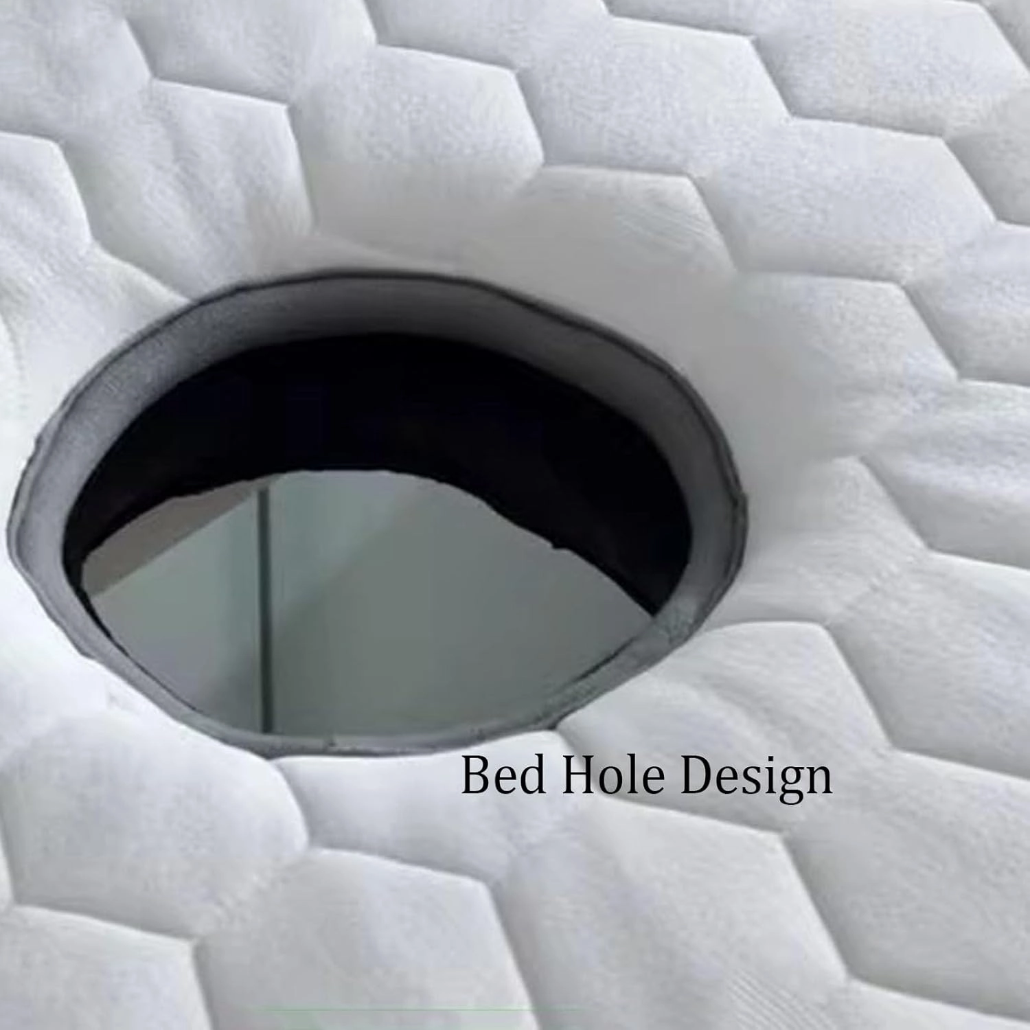 6cm Thick Spa Bed Padding Memory Foam Massage Table Topper with Facial Breathing Hole and Elastic Bands Lash Bed Cushion Massage Bed Mattress Pad Without Bed(Size:80x190cm,Color:F)