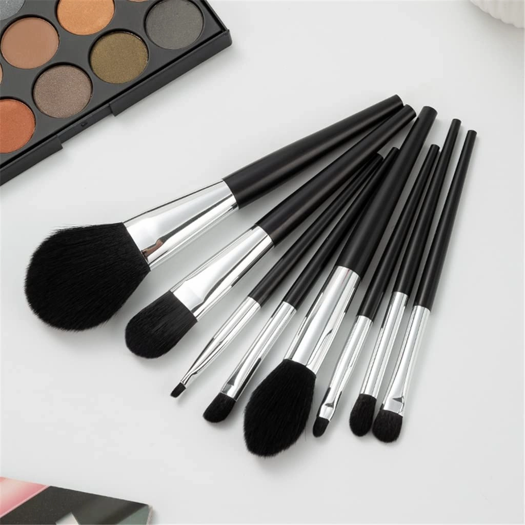 8Pcs Make Up Brushes Set Synthetic Hair Foundation Powder Highlighter Face Makeup Brush for Eyeshadow Blending Tool