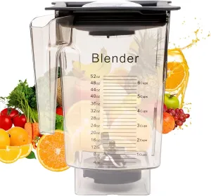 90oz WildSide  Jar Replacement for Blendtec Blender, Commercial Grade - Five-Sided Replacement Blender Jar,Kitchen Container Pitcher Jar, for Classic/Designer/Professional/Commercial Series Container