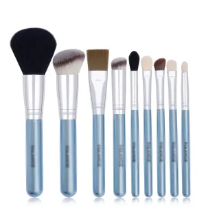 9pcs Basic Makeup Brushes Set Foundation Powder Blending Face Blush Eyeshadow Make Up Tools Sky Soft Fiber Brushes