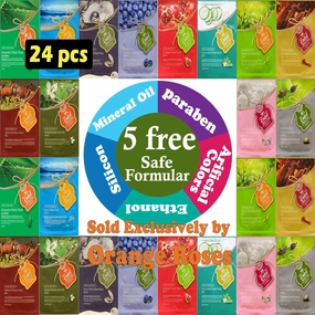 【Nature Skin】 20 Pcs Combo-Pack, Premium Korean Essence Facial Mask Sheet (10 Types x 2 pcs)
