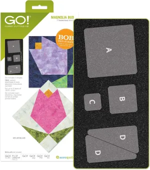 Accuquilt GO! Magnolia Bud-7 Finished Die