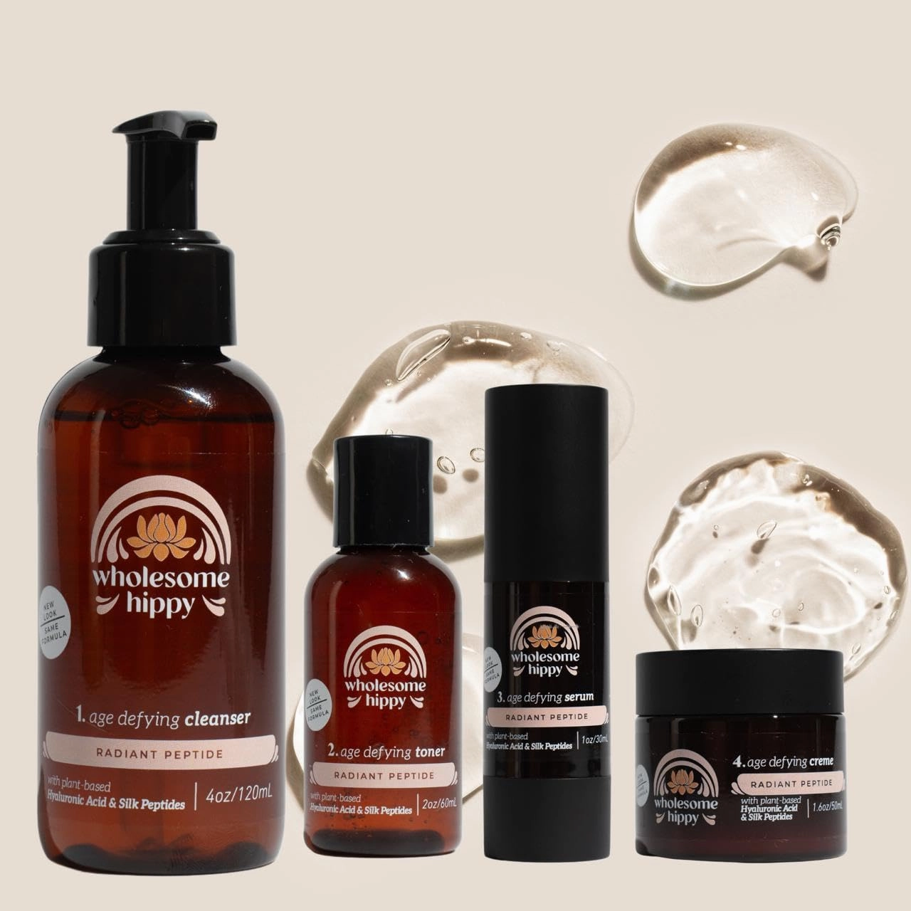 Age-Defying Peptide Anti-Aging Collagen Serum for Face - Age Defying Silk Peptide Serum 1 oz.