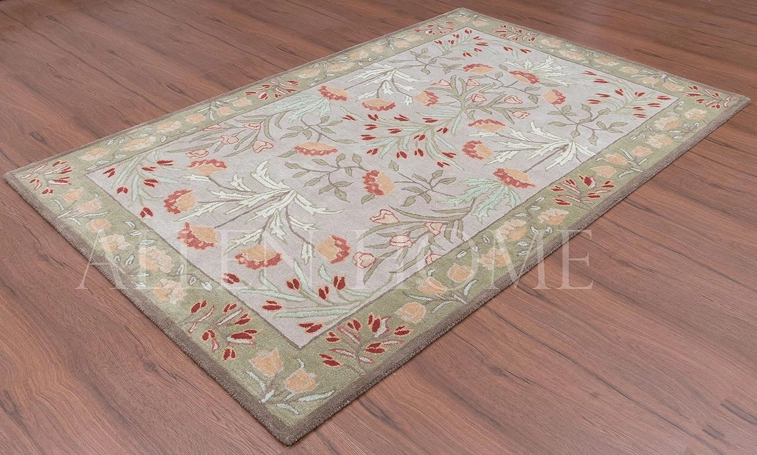 Allen Home Hand Crafted Wool Rugs | Area Carpets Suitable for Living Room, Bedroom, Dining Room | Traditional Rugs | Natural Latex Backing with 100% Cotton |2. 5’ x 9’ | Anny Multi