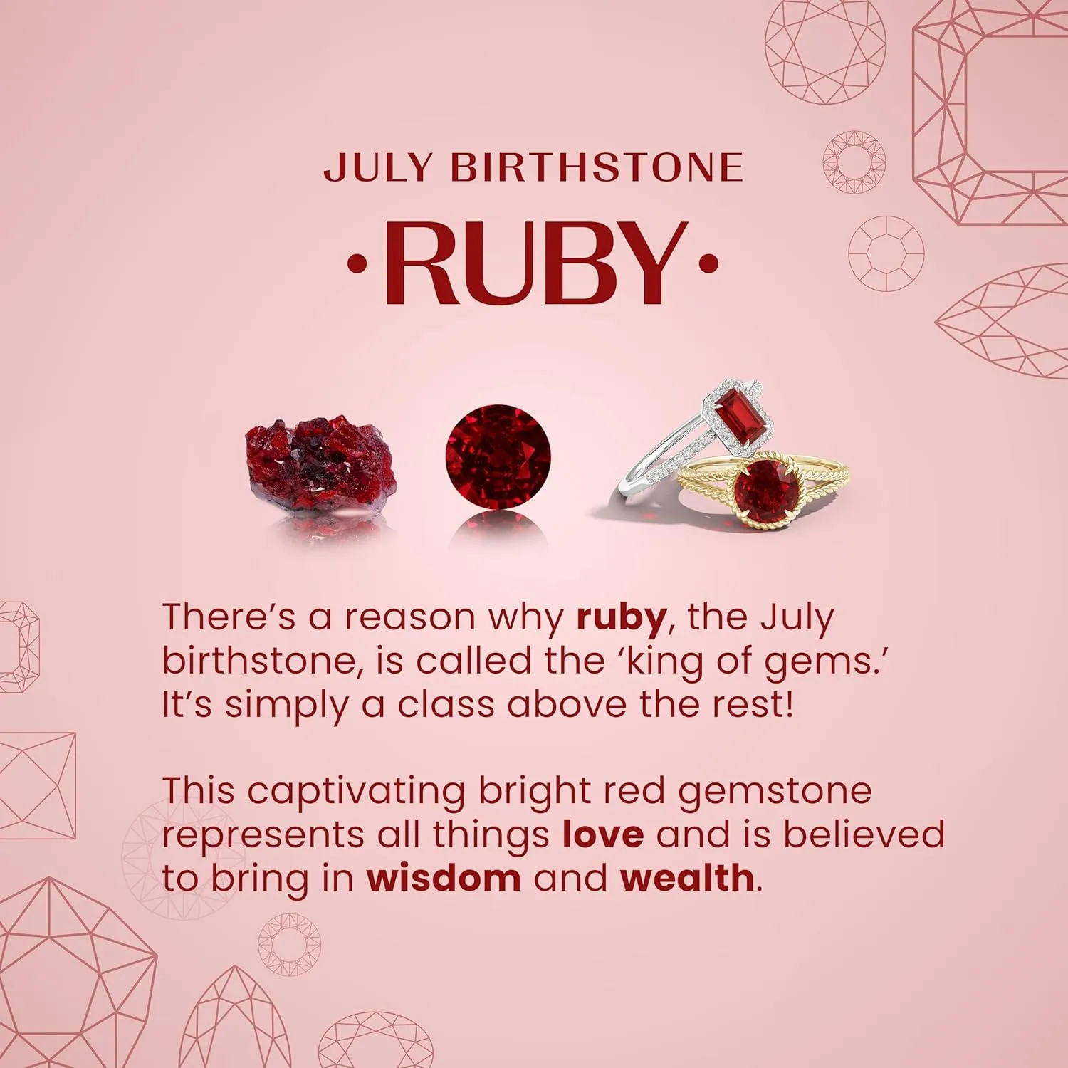 ANGARA Natural Basket-Set Oval Ruby Stud Earrings with Diamond in Silver / 14K Solid Gold/Platinum | July Birthstone, Birthday, Engagement, Anniversary, Wedding Jewelry Gift for Women