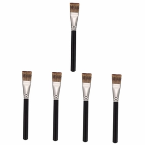 Angoily 5pcs Multi-use Foundation Brush Premium Synthetic Makeup Tool for Blending Buffing Contouring Soft Dense Bristles for Application for Cosmetics