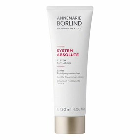 ANNEMARIE BÖRLIND - SYSTEM ABSOLUTE Gentle Cleansing Lotion - Vitamin A   C   E Natural Vegan Face Cleanser - Removes Impurities and Makeup with Mild Tensides - 4.06 Fl. Oz.