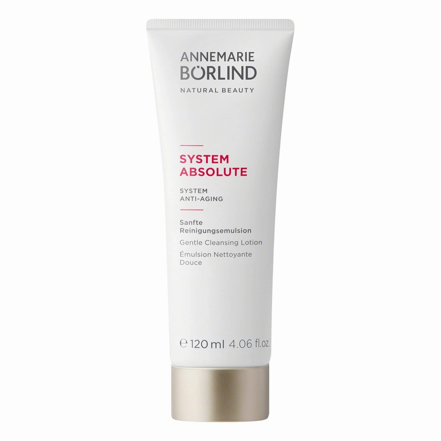 ANNEMARIE BÖRLIND - SYSTEM ABSOLUTE Gentle Cleansing Lotion - Vitamin A   C   E Natural Vegan Face Cleanser - Removes Impurities and Makeup with Mild Tensides - 4.06 Fl. Oz.