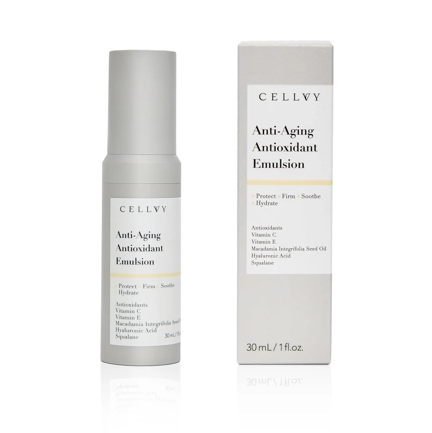 Anti-Aging Antioxidant Emulsion with Hyaluronic Acid, Vitamin C & E, Korean Taiwanese Skincare, Firming & Hydrating Face Lotion, Smooths Fine Lines & Wrinkles and Boosts Collagen Production