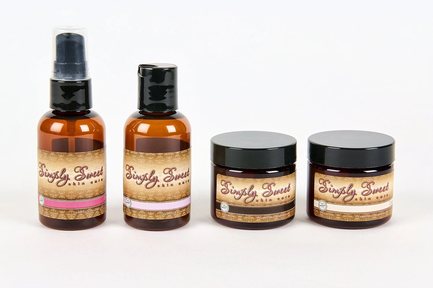 ANTI AGING KIT (2oz SET) Cleanser Toner Moisturizer Vitamin C Skin Care Facial Fine Lines Wrinkle Reducer Cell Pores Organic Vegan Face Firming Lotion