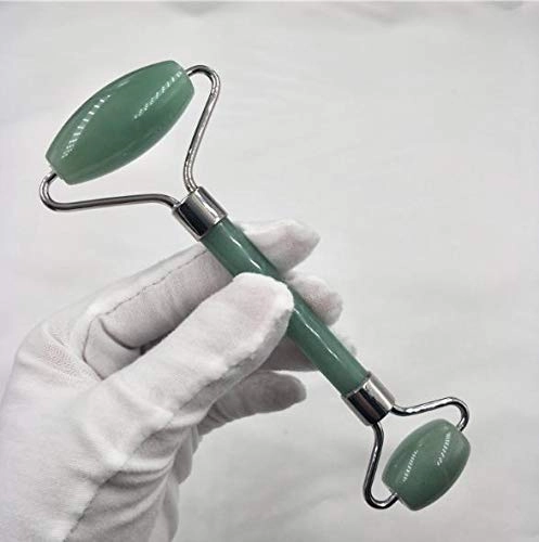 Anti Aging Natural Jade Roller for face and Gua Sha Massage Tool Set Therapy #42 (jade roller)