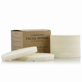 Appearus Natural Cellulose Facial Sponges – 50 Pack (Compressed) – Professional Spa Facial Sponge Pads for Cleansing, Exfoliating, Makeup Removal – White – Gentle on Sensitive Skin