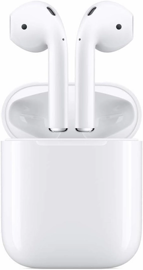 Apple AirPods (2nd Generation) Wireless Ear Buds, Bluetooth Headphones with Lightning Charging Case Included, (MV7N2HN/A)