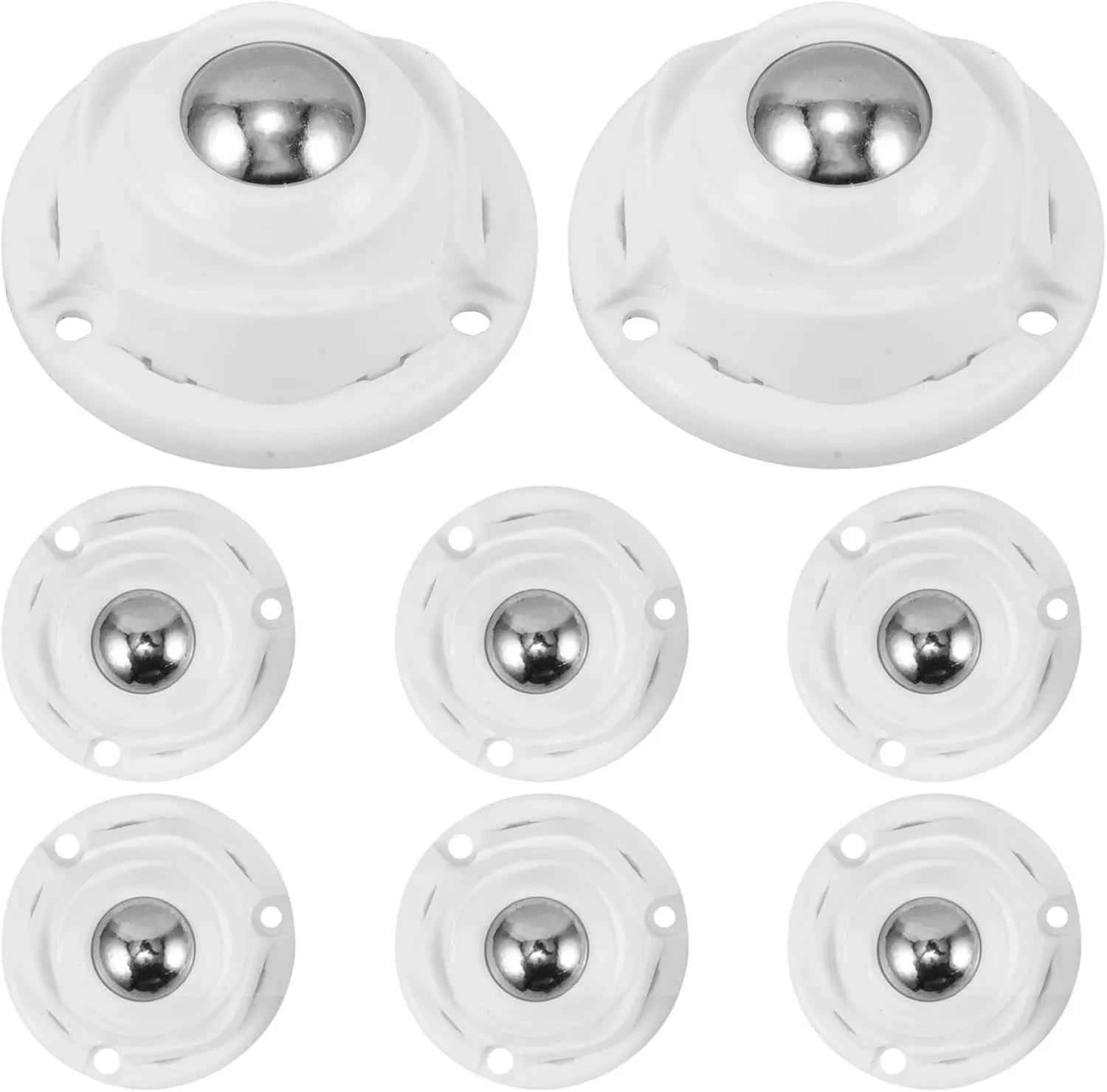 Appliance Rollers Heavy Duty Stainless Caster Wheels 8pcs Self Adhesive Caster Wheels Mini Swivel Wheels 360 Degree Sticky Pulleys for Trash Can Furniture Storage Boxes b