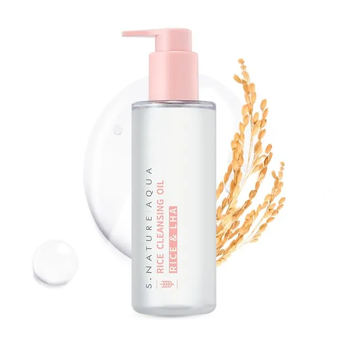 AQUA RICE CLEANSING OIL 200ml | Non-irritating, Hydrated, Rice Cleanser, Melting Blackhead, Daily Makeup Removal | 6.76Fl Oz